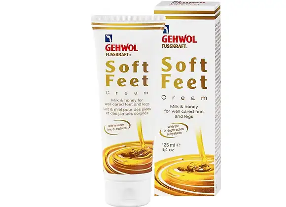 SOFT FEET MILK & HONEY 75ml.  Crema hidratante con ácido hialurónico